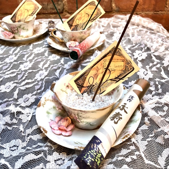 Antique Limoges of France Teacup Incense Holder - Picture 4 of 8